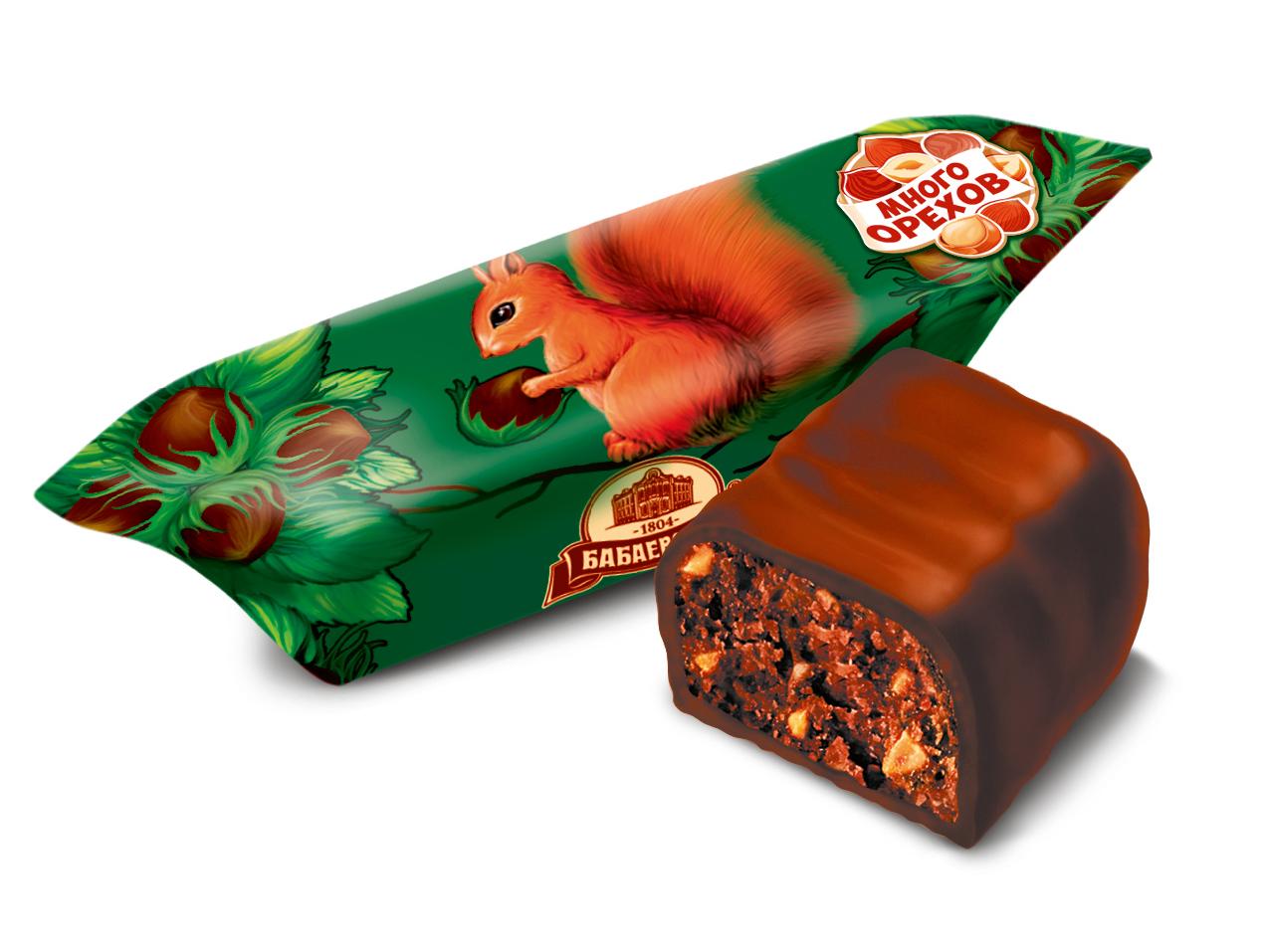 Babaevskaya Belochka Chocolates, 1 kg product pack