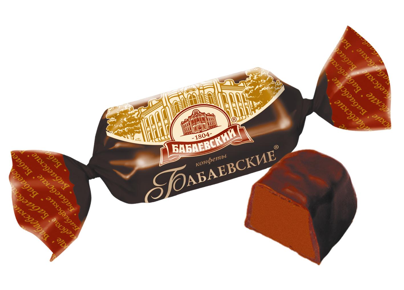 Babaevskie Chocolate-Flavour Candies, 1 kg product pack