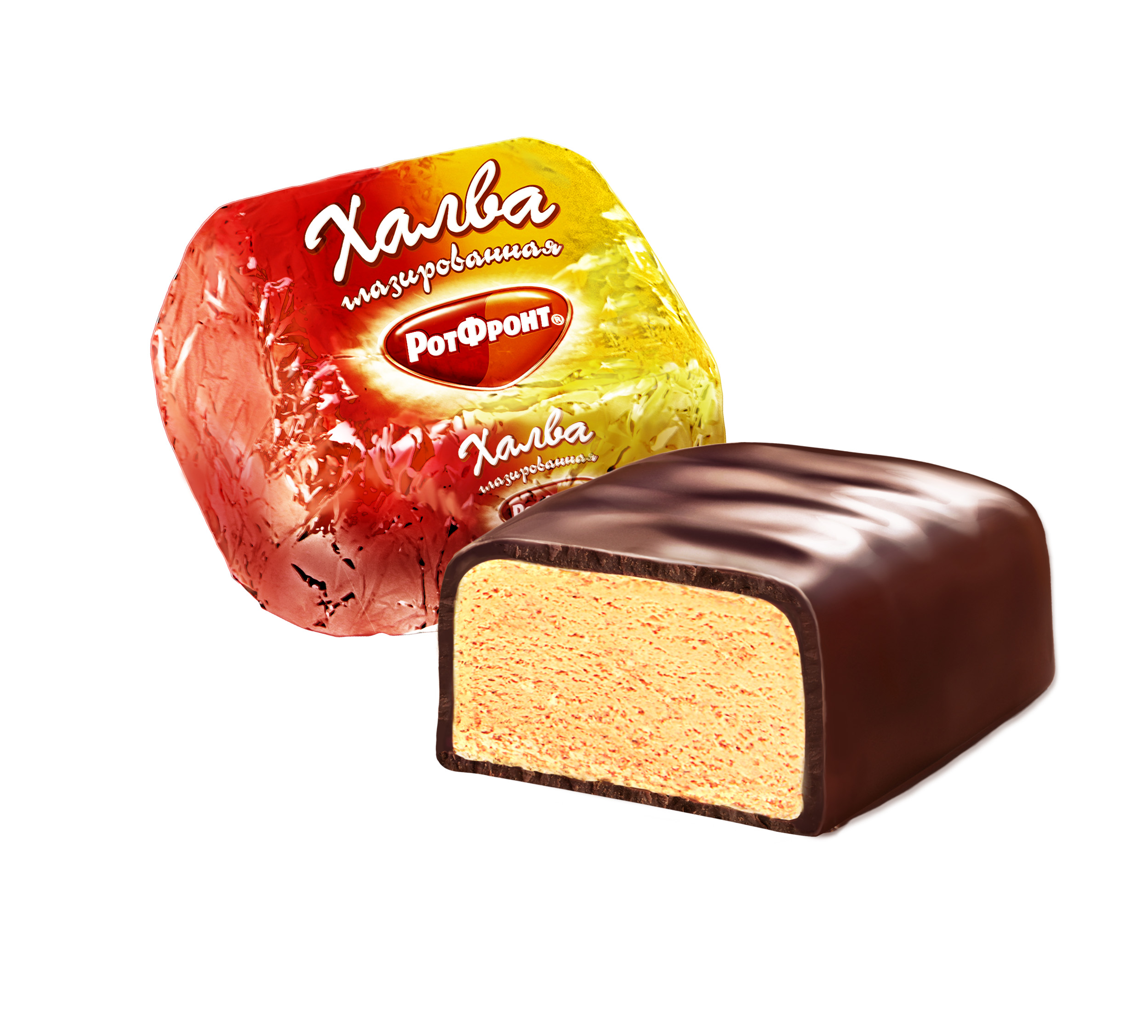 Rot Front Halva in Chocolate Glaze, 1 kg product pack