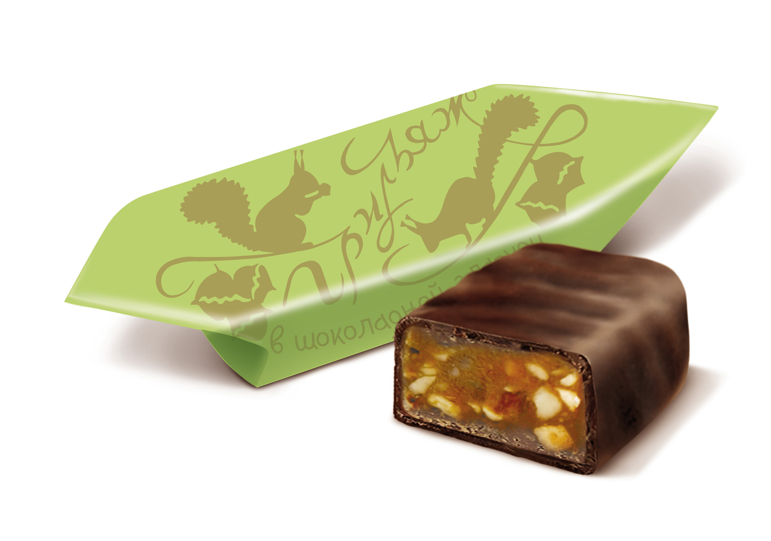 Grilyazh Candies in Chocolate Glaze, 1 kg product pack