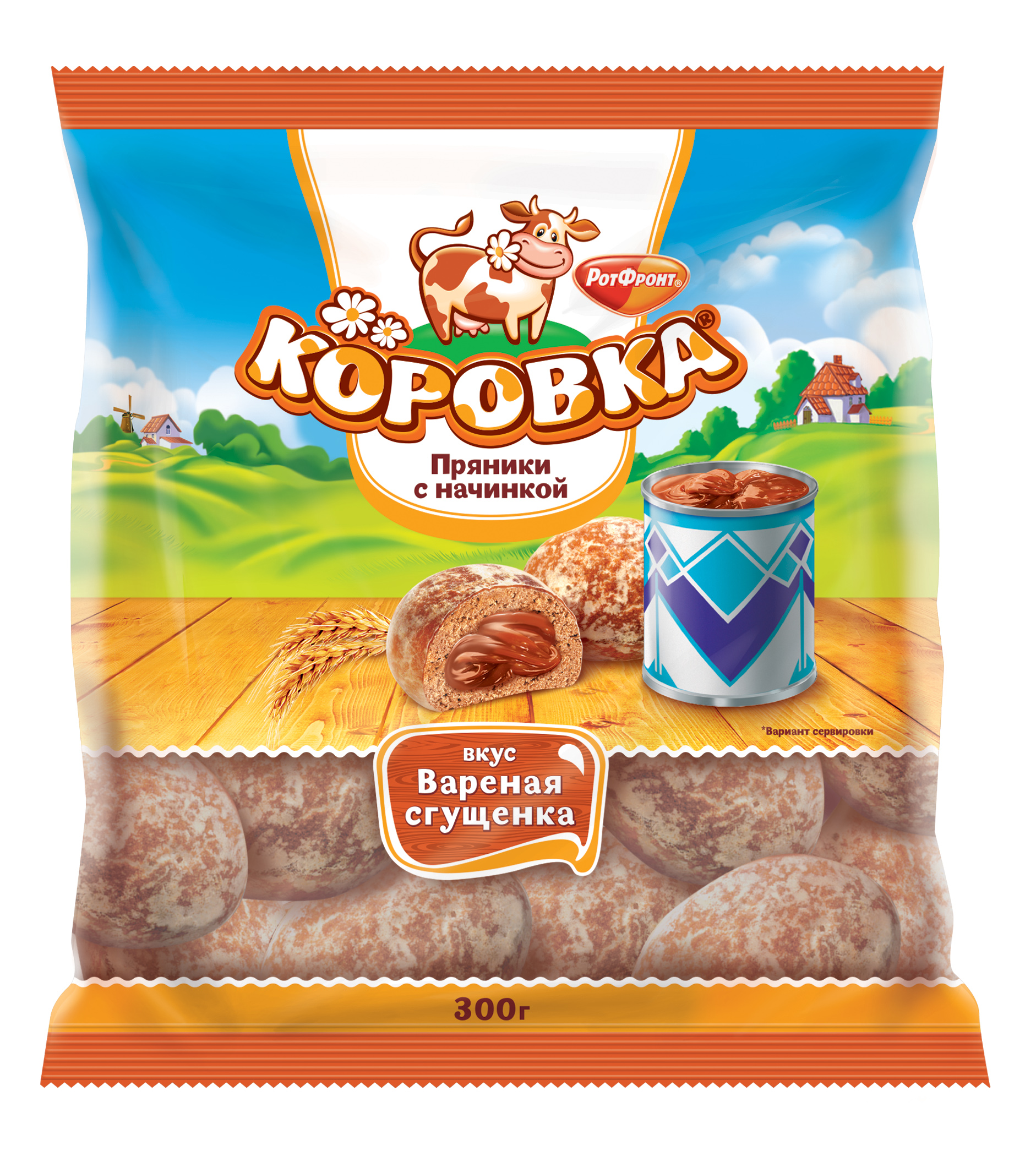 Korovka Gingerbread with Dulce de Leche Filling, 300 g product pack