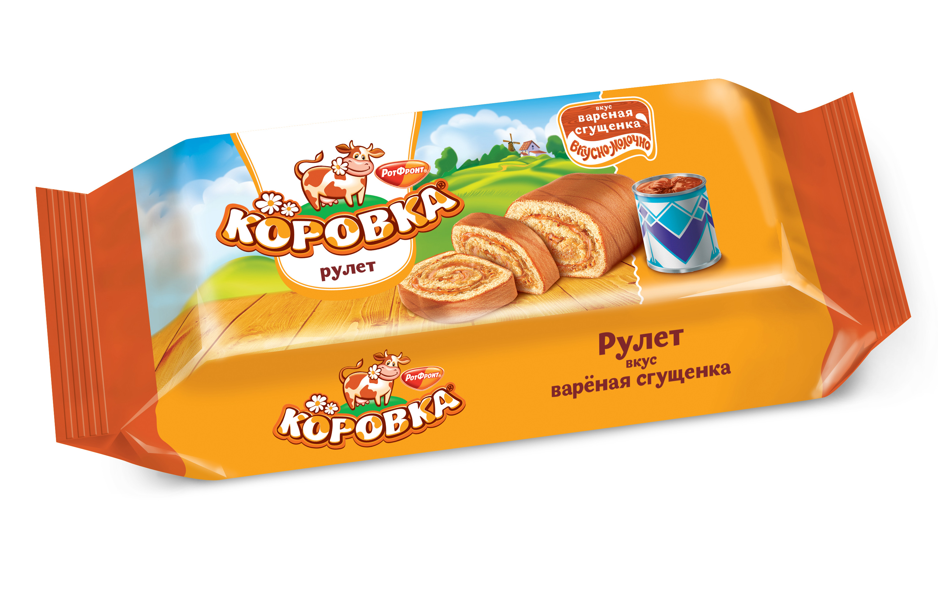 Korovka Sponge Roll, 200 g product pack